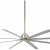 Best reviews of 🌟 Minka Aire Xtreme H2O 41W 8-Blade Ceiling Fan with 84 in. Blade Span in Brushed Nickel Wet 😍