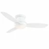 New ✔️ Minka Aire Concept™ II 51.30W 3-Blade Ceiling Fan with 52 in. Blade Span in White 🎁