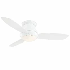 New ✔️ Minka Aire Concept™ II 51.30W 3-Blade Ceiling Fan with 52 in. Blade Span in White 🎁