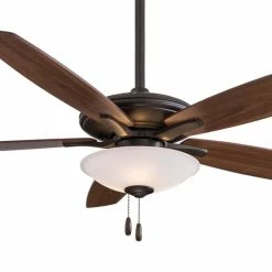 Discount 💯 Minka Aire Mojo CCY 52 CEIL FAN 5 BLD W/ LGHT ORBR 🔔