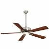 Coupon 😀 Minka Aire Contractor® 52 in. 5-Blade Ceiling Fan in Brushed Nickel 🔔