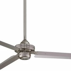 Best deal ✔️ Minka Aire Steal 3-Blade Ceiling Fan with 54 in. Blade Span in Brushed Nickel 🔥