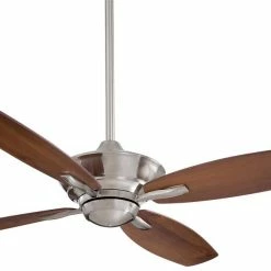 New 🔥 Minka Aire New Era 52 x 15-1/2 in. 4-Blade Ceiling Fan in Brushed Nickel 🔔
