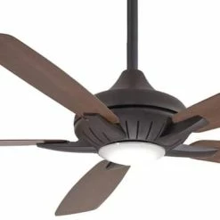 Best Sale 🎁 Minka Aire Dyno 5 Blades 60 in. Indoor Ceiling Fan in Oil Rubbed Bronze ✨