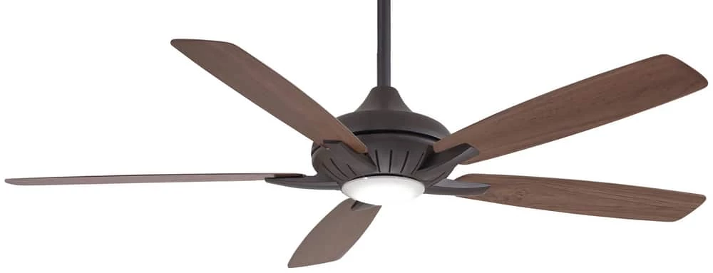 Best Sale 🎁 Minka Aire Dyno 5 Blades 60 in. Indoor Ceiling Fan in Oil Rubbed Bronze ✨