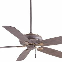 Best Sale 👍 Minka Aire Sunseeker 60 in. 5-Blade Ceiling Fan in Driftwood 🤩