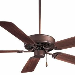 Cheap 🎁 Minka Aire Contractor® 52 in. 5-Blade Indoor Ceiling Fan in Oil Rubbed Bronze 🧨