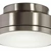Best deal 🔔 Minka Aire Rudolph 16W 1-Light LED Ceiling Fan Light in Brushed Nickel 👏