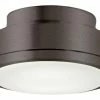Outlet ⌛ Minka Aire Rudolph 16W 1-Light LED Ceiling Fan Light Kit in Oil Rubbed Bronze 🎁