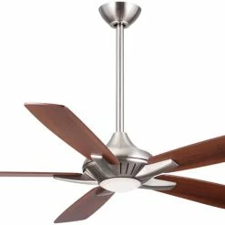 Best Sale 💯 Minka Aire Dyno 5-Blade Ceiling Fan in Brushed Nickel ⭐