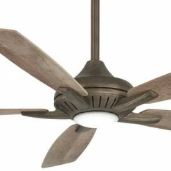 Cheap 🛒 Minka Aire Dyno 52 in. 64.95W 1-Light LED Ceiling Fan in Heirloom Bronze 🤩