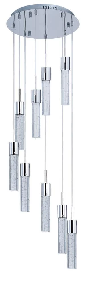 Best Sale โค๏ธ ET2 Fizz IV 7.5W 9-Light LED Pendant Ceiling Light in Polished Chrome ๐