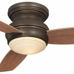 Discount 🔥 Minka Aire Traditional Concept™ 51.54W 3-Blade LED Ceiling Fan with 44 in. Blade Span in Oil Rubbed Bronze 🥰