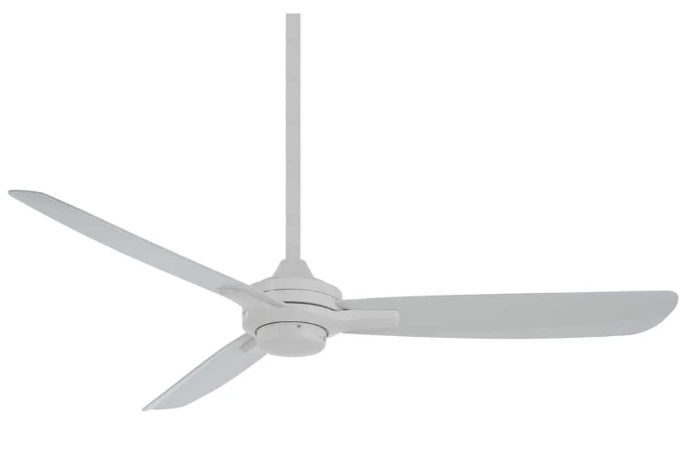 Flash Sale 😍 Minka Aire Rudolph 85W 3-Blade Ceiling Fan in Flat White 💯