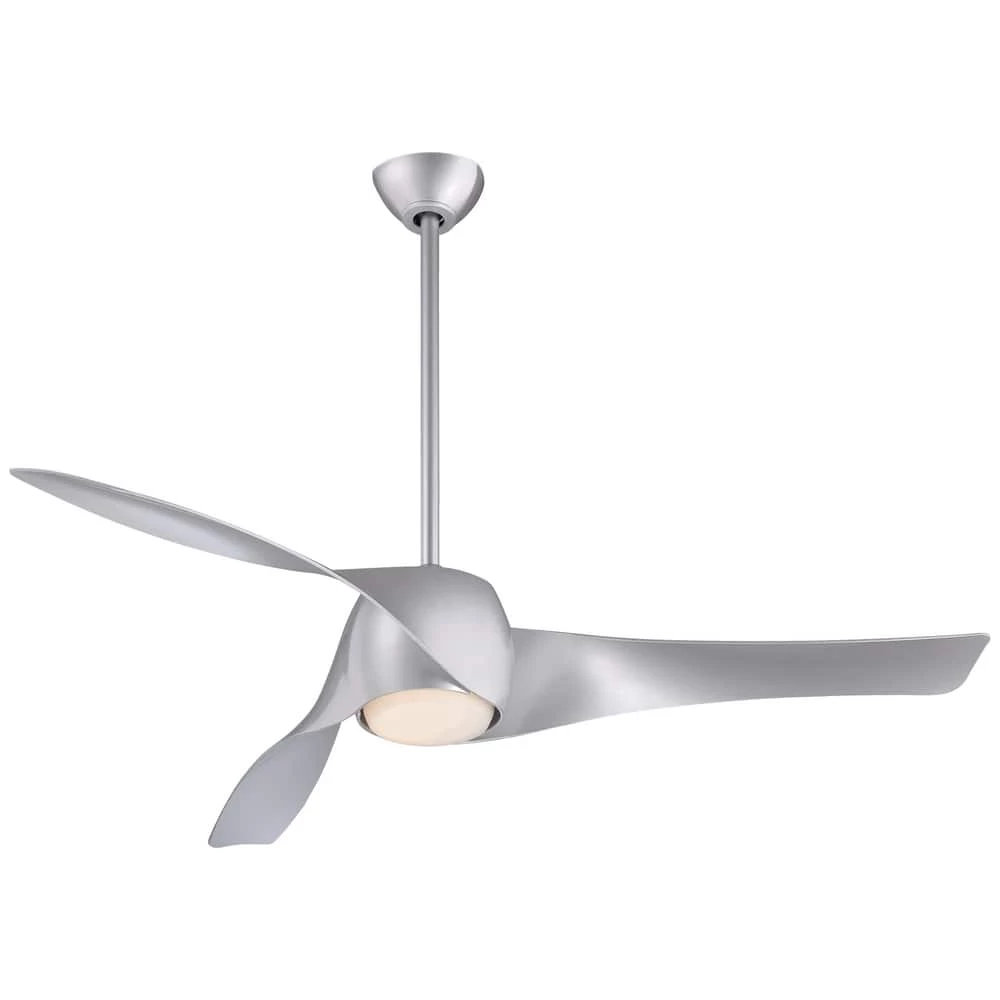 Hot Sale 🛒 Minka Aire Artemis™ 3 Blades 58 in. Indoor Ceiling Fan in Silver 🤩