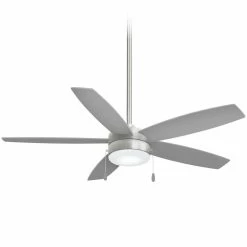 Best Pirce 🌟 Minka Aire Airetor 52 in. 5-Blade Indoor/Outdoor Ceiling Fan in Burnished Nickel 😉