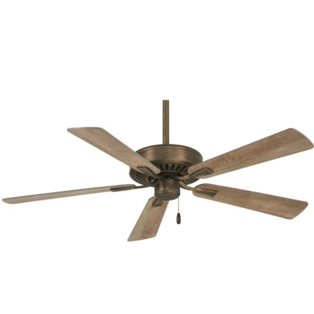 Outlet 🔥 Minka Aire Contractor Plus 67W 5-Blade Ceiling Fan in Heirloom Bronze 🎉