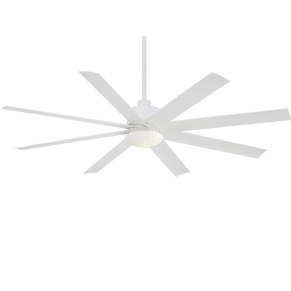 Buy ๐งจ Minka Aire Slipstream 65 in. 31W 1-Light LED Ceiling Fan in Flat White ๐