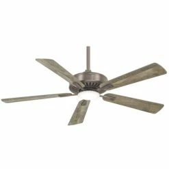 Best Sale 👏 Minka Aire Contractor 16W 1-Light LED Ceiling Fan in Burnished Nickel ❤️