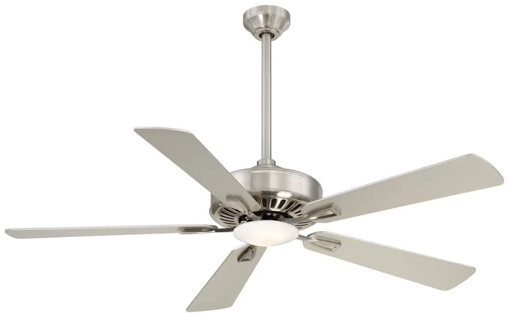 Top 10 ⌛ Minka Aire Contractor® 52 in. 5-Blade Ceiling Fan in Brushed Nickel 😀