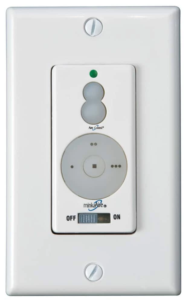Cheapest π Minka Aire Wall Control with Handheld Remote in Ivory and White β€οΈ