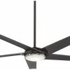 Budget 🔥 Minka Aire Raptor 30W 5-Blade Ceiling Fan with 60 in. Blade Span and LED Light in Gun Metal 🛒