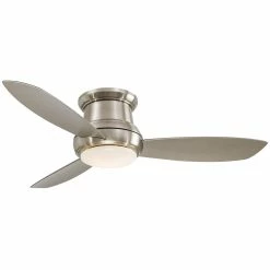 Flash Sale ✔️ Minka Aire Concept™ II 62.46W 3-Blade LED Ceiling Fan with 52 in. Blade Span in Brushed Nickel 🛒