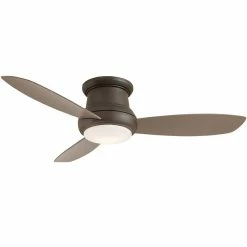 Outlet 👏 Minka Aire Concept™ II 62.46W 3-Blade LED Ceiling Fan with 52 in. Blade Span in Oil Rubbed Bronze 🛒