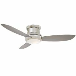 Hot Sale 🎉 Minka Aire Concept™ II 62.46W 3-Blade LED Ceiling Fan with 52 in. Blade Span in Polished Nickel 👏