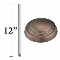 Cheap 🛒 Minka Aire Signature 12 in. Fan Downrod in Dark Brushed Bronze 😉