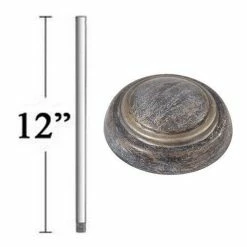 Deals 😍 Minka Aire Signature 12 in. Ceiling Fan Downrod in Driftwood 😍