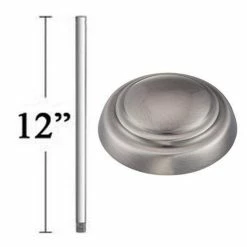 Best reviews of 🔔 Minka Aire Signature 12 in. Ceiling Fan Down Rod in Pewter ⌛