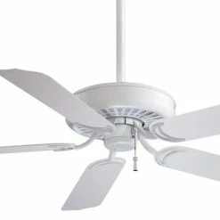 Cheap 🛒 Minka Aire Sundance™ 52 x 12-1/4 in. 5-Blade Ceiling Fan in White 😉