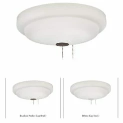 Wholesale 😀 Minka Aire 12-1/4 in. 26W 1-Light LED Ceiling Fan Light Kit with Frosted Glass in White 🛒