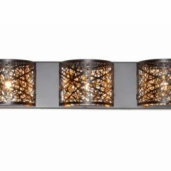 Brand new 🔔 ET2 Inca 3-Light Vanity Light in Bronze 🔔