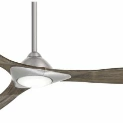 Flash Sale 🌟 Minka Aire Sleek 3 Blades 60 in. Indoor Ceiling Fan in Brushed Nickel ✨