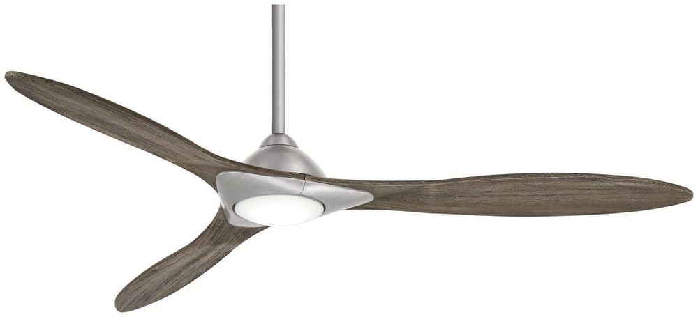Flash Sale ๐ Minka Aire Sleek 3 Blades 60 in. Indoor Ceiling Fan in Brushed Nickel โจ