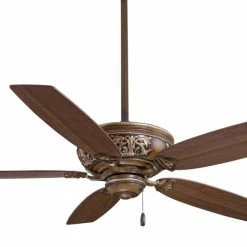 Wholesale 🤩 Minka Aire Classica 5-Blade Ceiling Fan in Belcaro Walnut 🥰