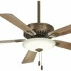 New 👏 Minka Aire Contractor Uni-Pack 24W 5-Blade LED Ceiling Fan in Heirloom Bronze ⭐