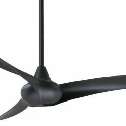 Best deal 🥰 Minka Aire Wave 3 Blades 52 in. Indoor Ceiling Fan in Coal ⭐