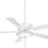 Cheap 🛒 Minka Aire Contractor® 74.6W 5-Blade Ceiling Fan with 52 in. Blade Span and LED Light in White 💯