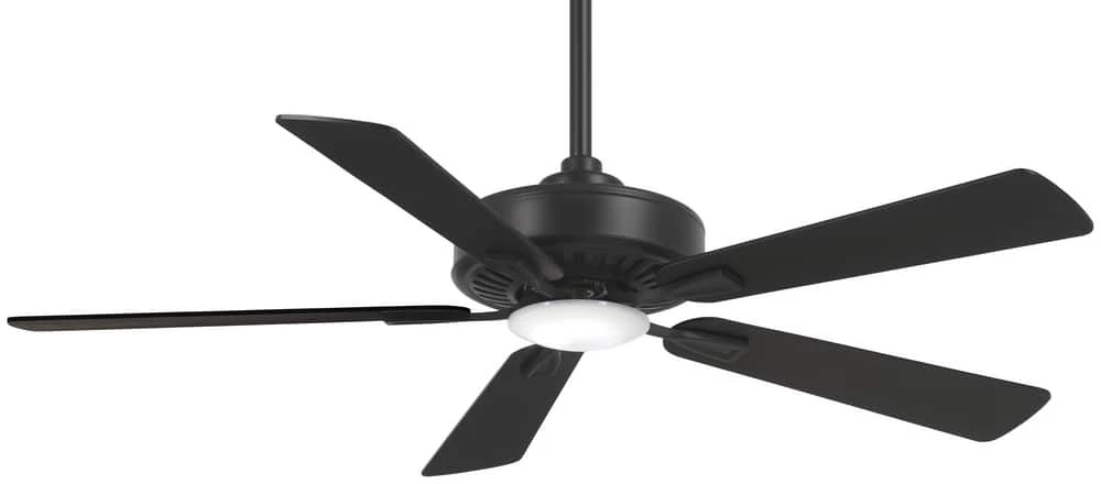 Cheap 🔥 Minka Aire Contractor LED 52 in. 5-Blade Indoor/Outdoor Ceiling Fan in Coal 🎁