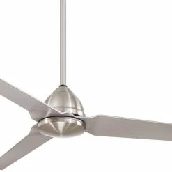 Promo 👏 Minka Aire Java 54 in. 3-Blade Ceiling Fan in Brushed Nickel ✔️