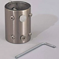 Buy 🌟 Minka Aire Aire Downrod Coupler in Brushed Nickel 🔥