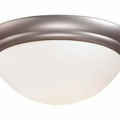 Best deal 👏 Minka Aire 50W 1-Light Ceiling Fan Light Kit in Brushed Steel 🎉