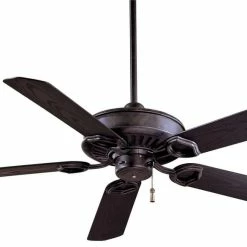 Coupon 🎁 Minka Aire Sundowner® 52 x 17-1/2 in. 5-Blade Ceiling Fan in Heritage™ 👏