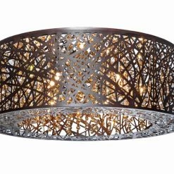 Promo π ET2 Inca 9-Light Flushmount in Bronze π€©