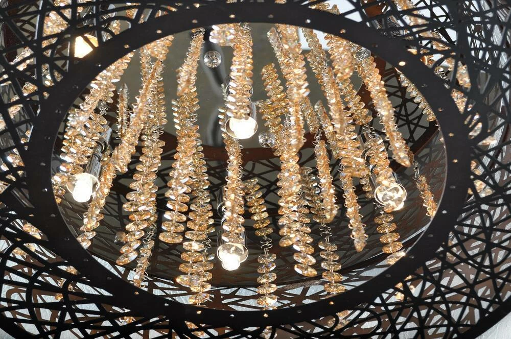 Promo π ET2 Inca 9-Light Flushmount in Bronze π€© - Image 3