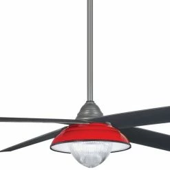 Budget 🎁 Minka Aire Shade Fan Shade Only in Red 💯