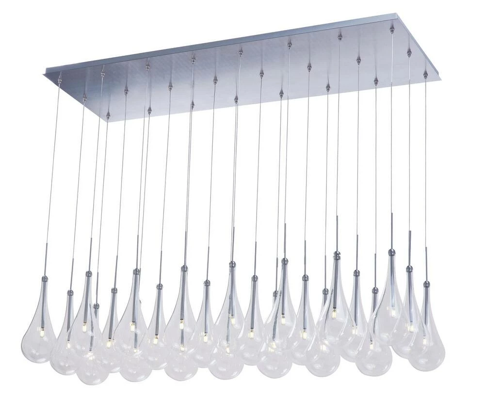 Cheap ๐ ET2 Larmes LED 16-1/2 in. 24-Light LED Pendant in Polished Chrome ๐